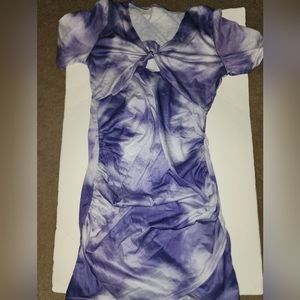 Brand New Purple Tie Dye Dress